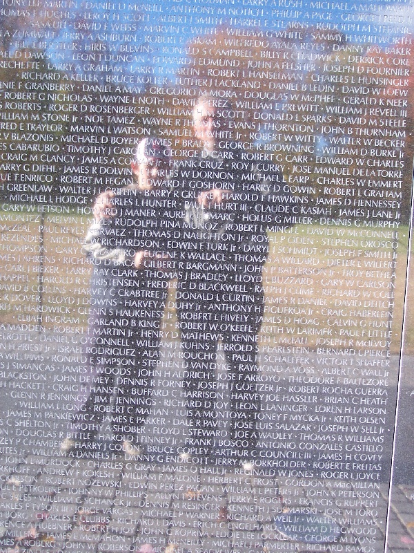 At the Wall near Greater Landover